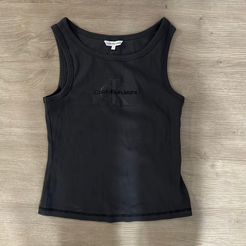 Calvin Klein Jeans ribbed tank top